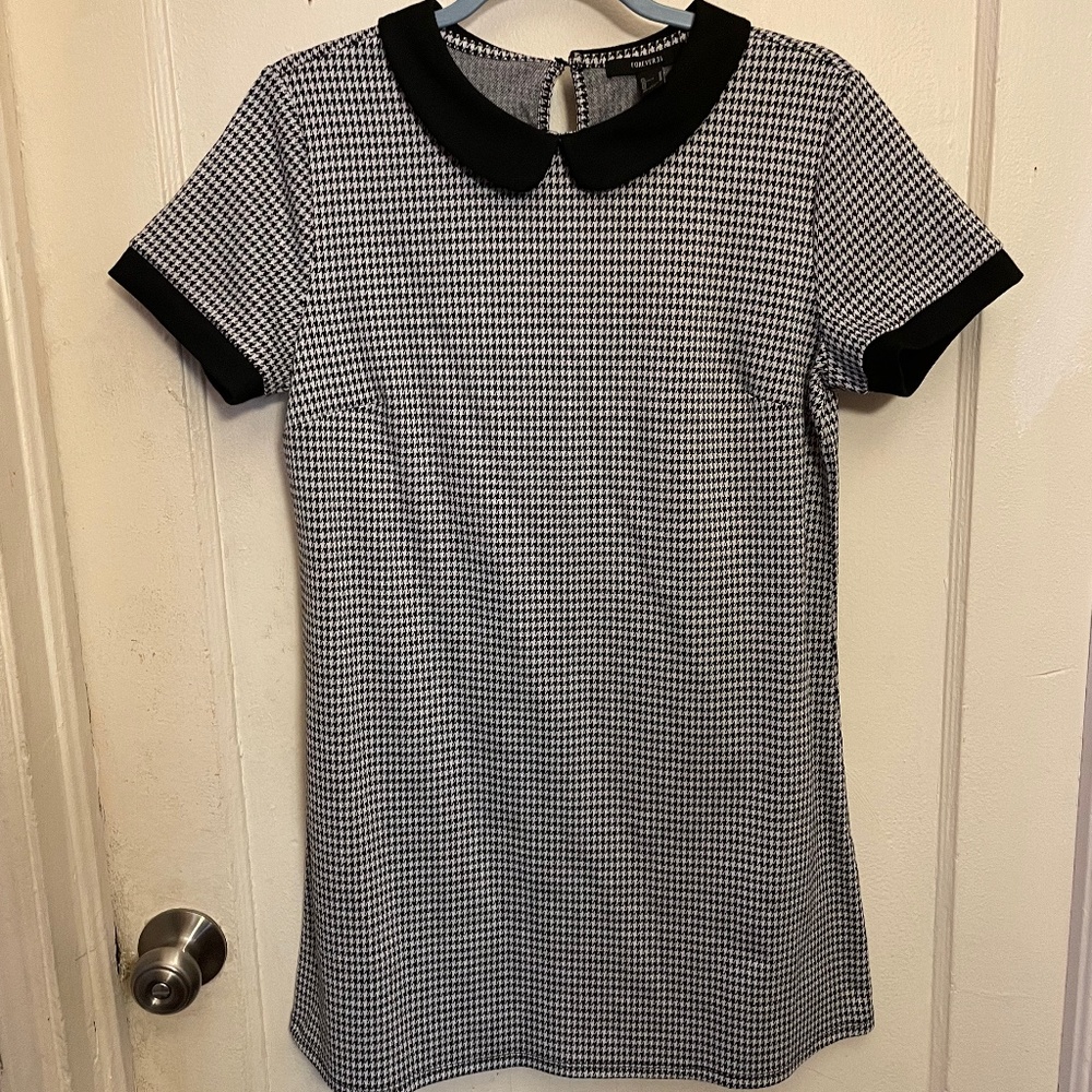 Houndstooth Mini Dress